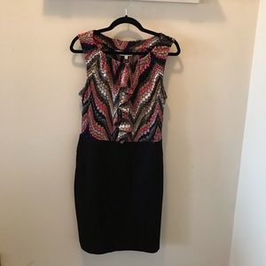 Trina Turk ruffle front dress